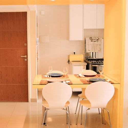 Arquiteta Beatriz Teixeira - Apartamento Franco Integração Sala e Cozinha